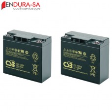 Endura 20Amp/h - 12V Wheelchair Battery Set (Lead Acid)